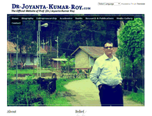 Tablet Screenshot of dr-joyanta-kumar-roy.com